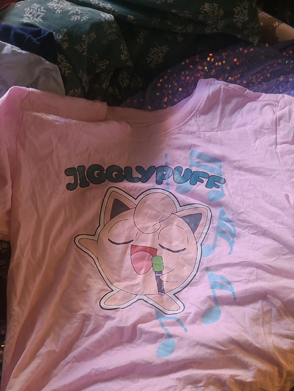 Pokemon Jigglypuff Pink Short Sleeve Tee